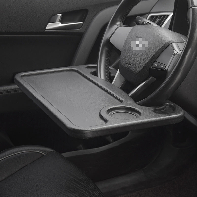 Multi-functional car dining plate steering wheel