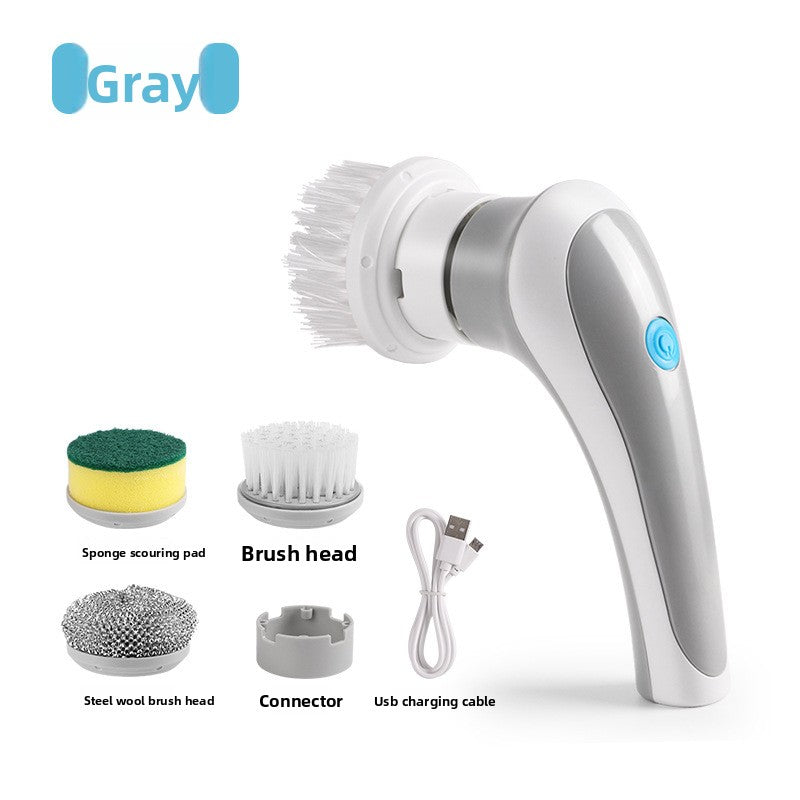 Rechargeable Electric Cleaning Brush for Dishes and Shoes