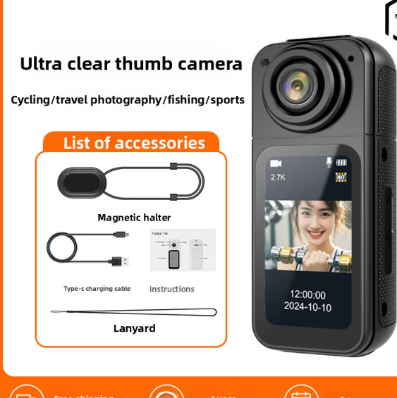 Magnetic thumb camera