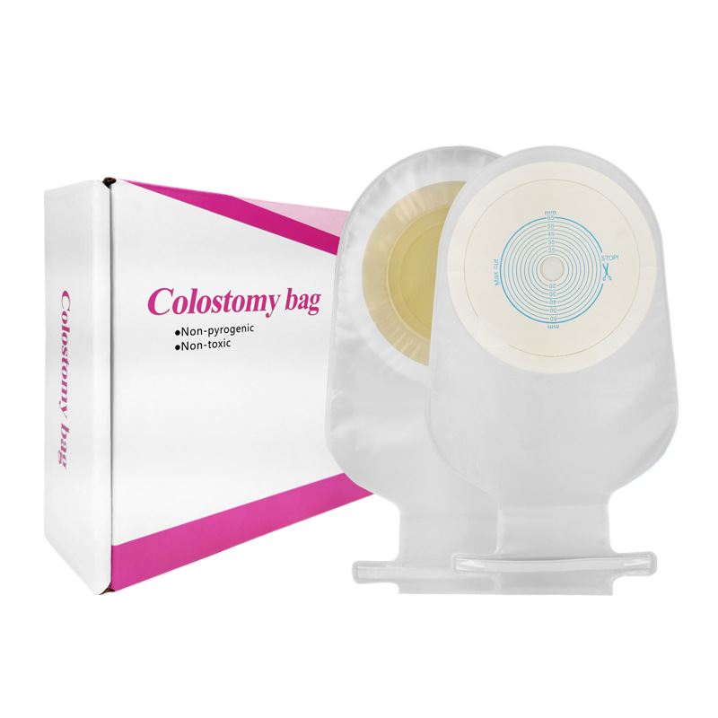 One-Piece Disposable Colostomy Bag with Open End