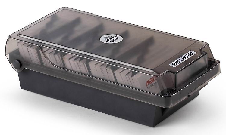 Large Capacity Plastic Business Card Holder