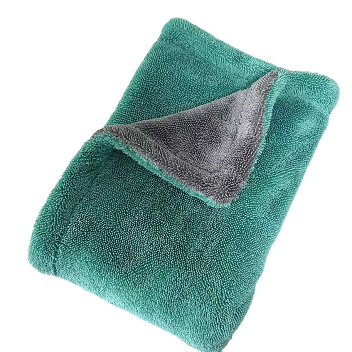 Car washing dual-color double-layer cleaning cloth