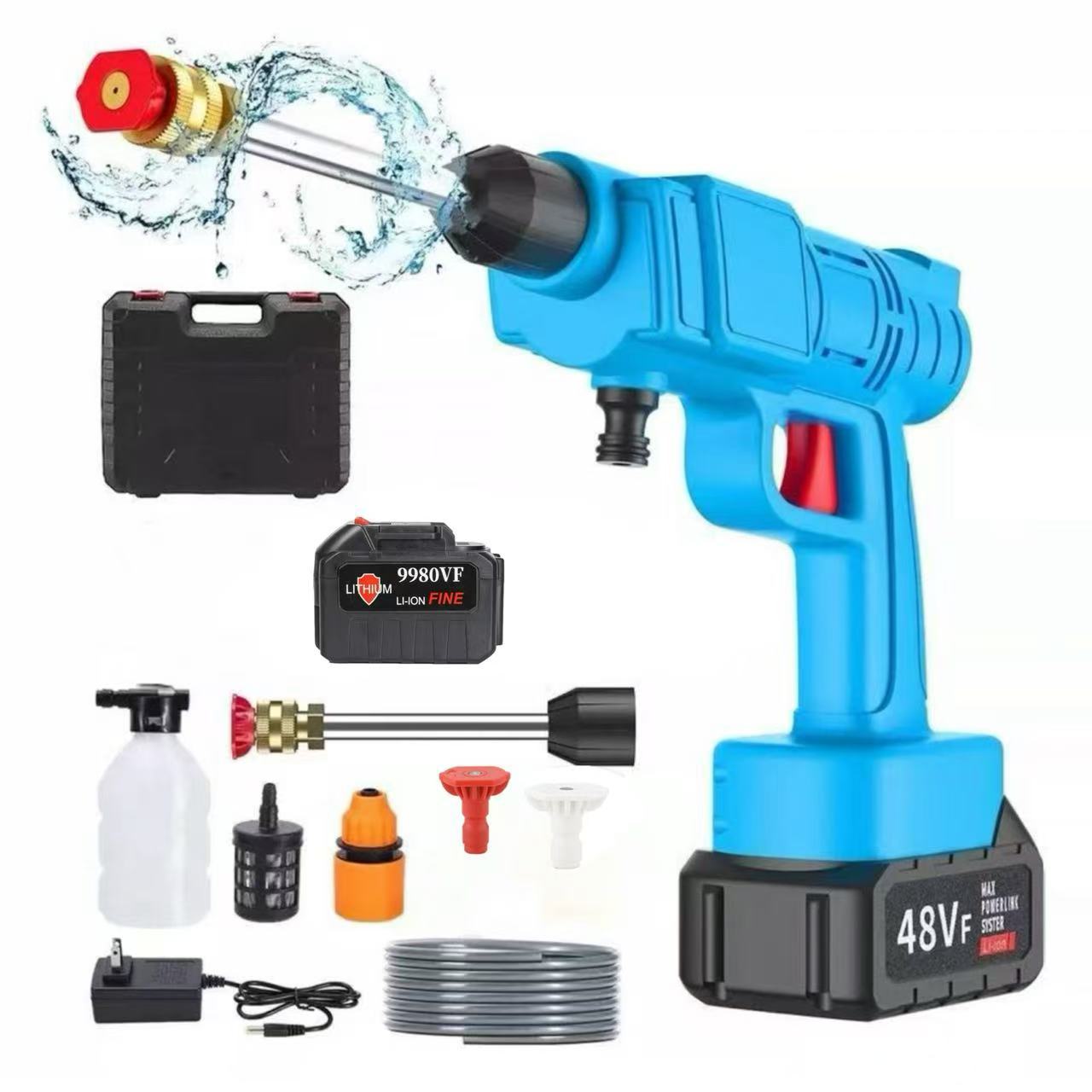 Wireless car washing machine high-pressure water gun