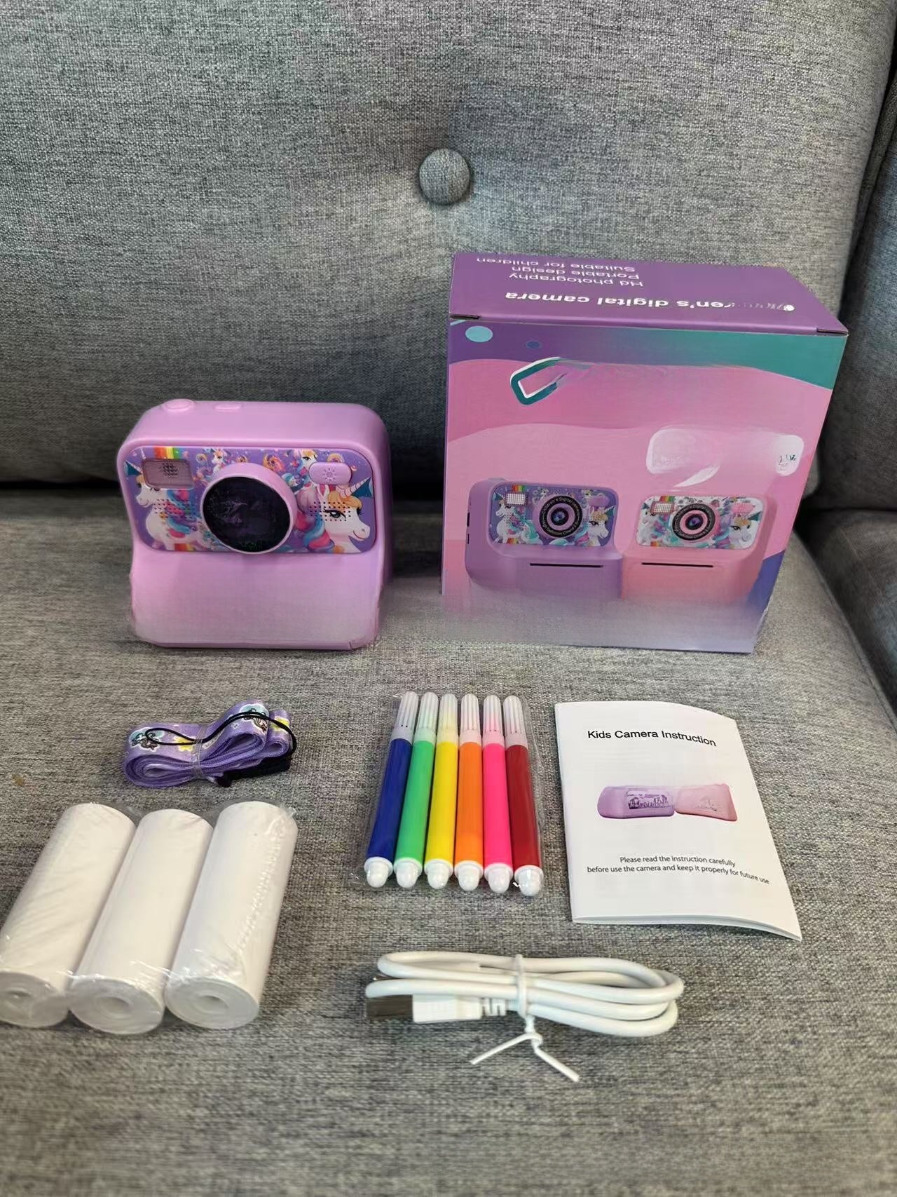 Mini Instant Print Camera for Kids