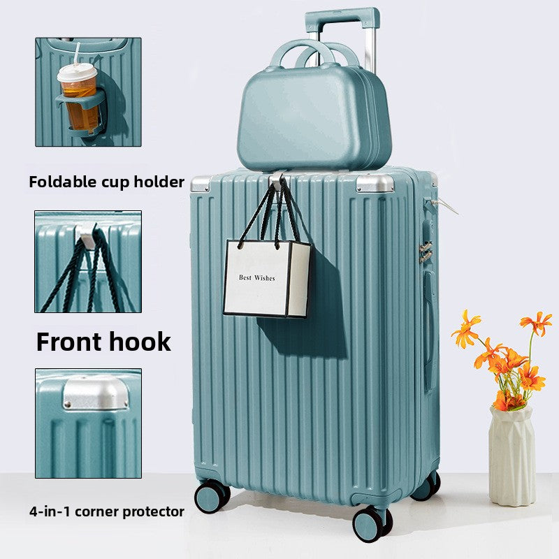 Multifunctional ABS+PC Travel Suitcase