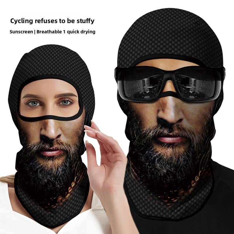 Sun protection cycling mask