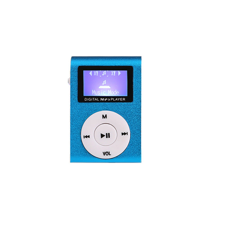 Clip-on Screen MP3 Player with TF Card Support