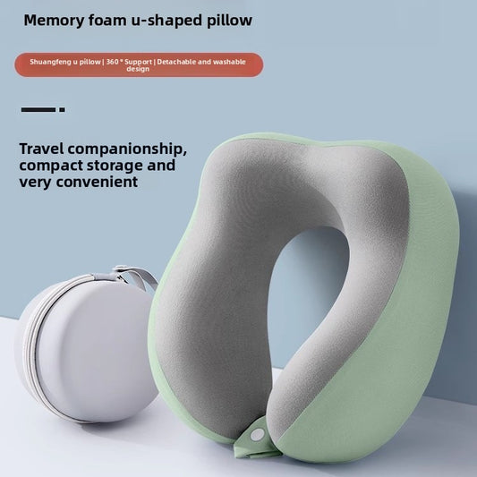 U-shaped travel neck support pillow