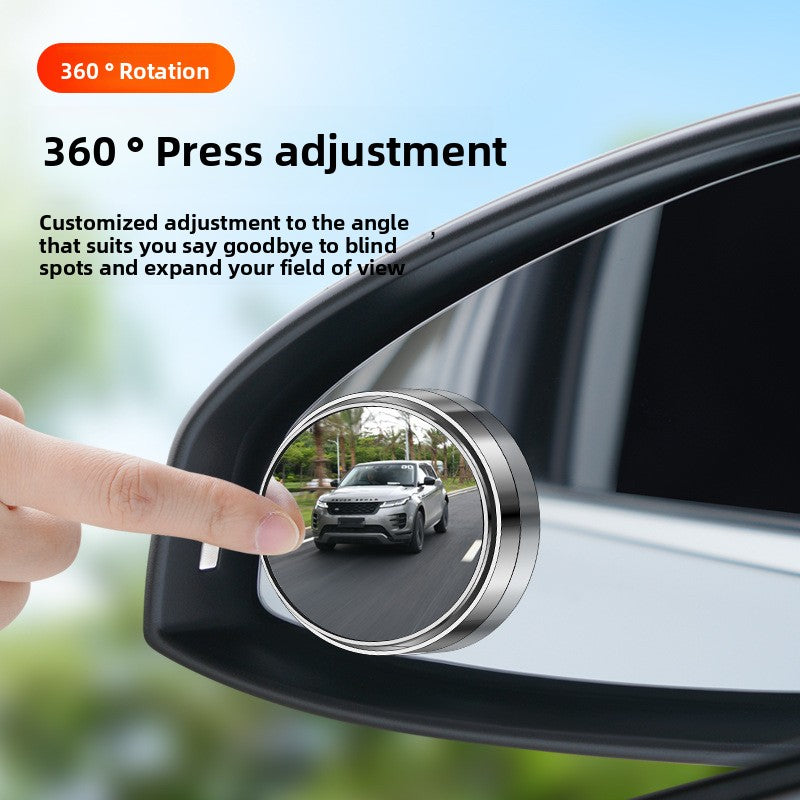 Car Small Round Mirror 360-Degree