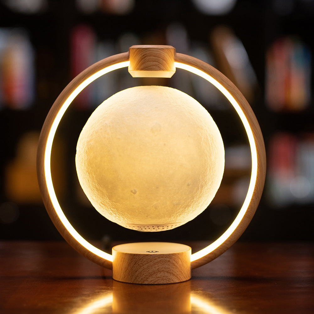 Magnetic levitation lunar lamp Bluetooth speaker