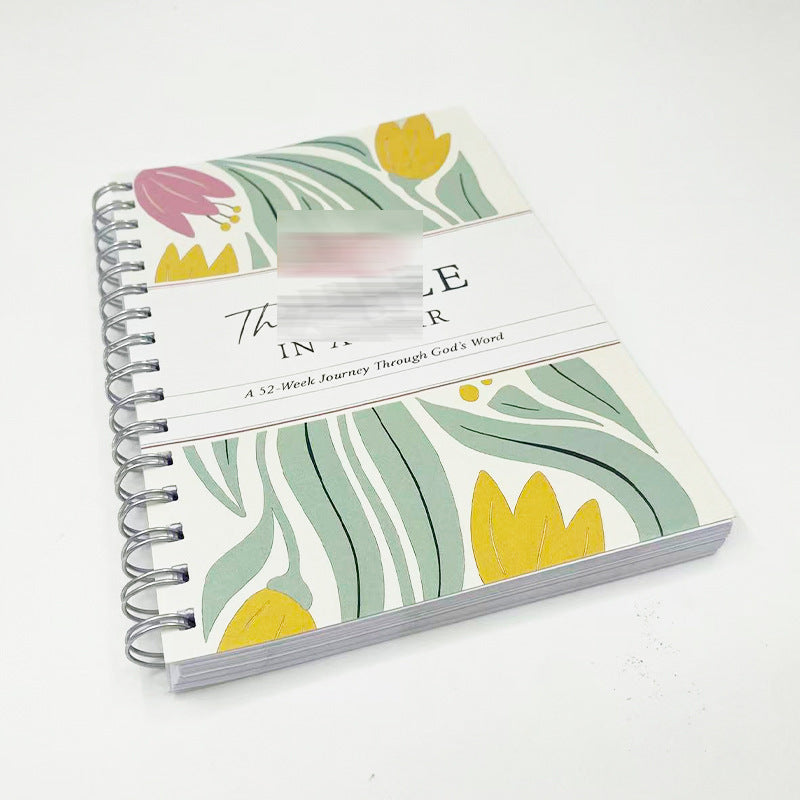 52-Week Bible Study Notebook with Spiral Binding