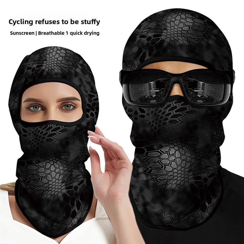 Sun protection cycling mask