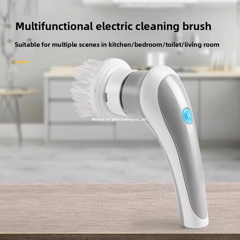 Rechargeable Electric Cleaning Brush for Dishes and Shoes