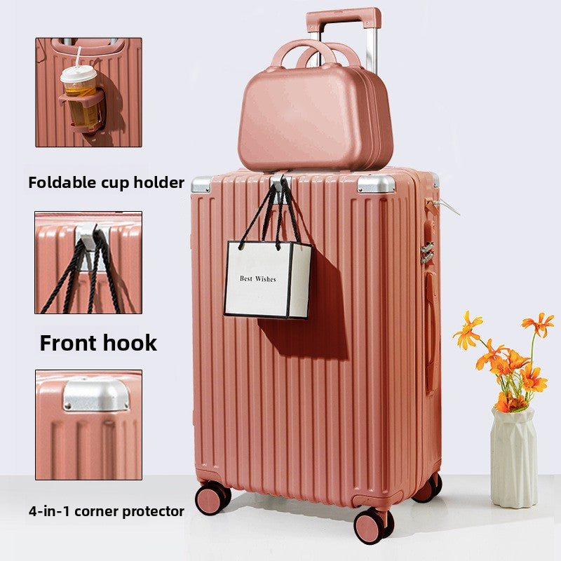 Multifunctional ABS+PC Travel Suitcase