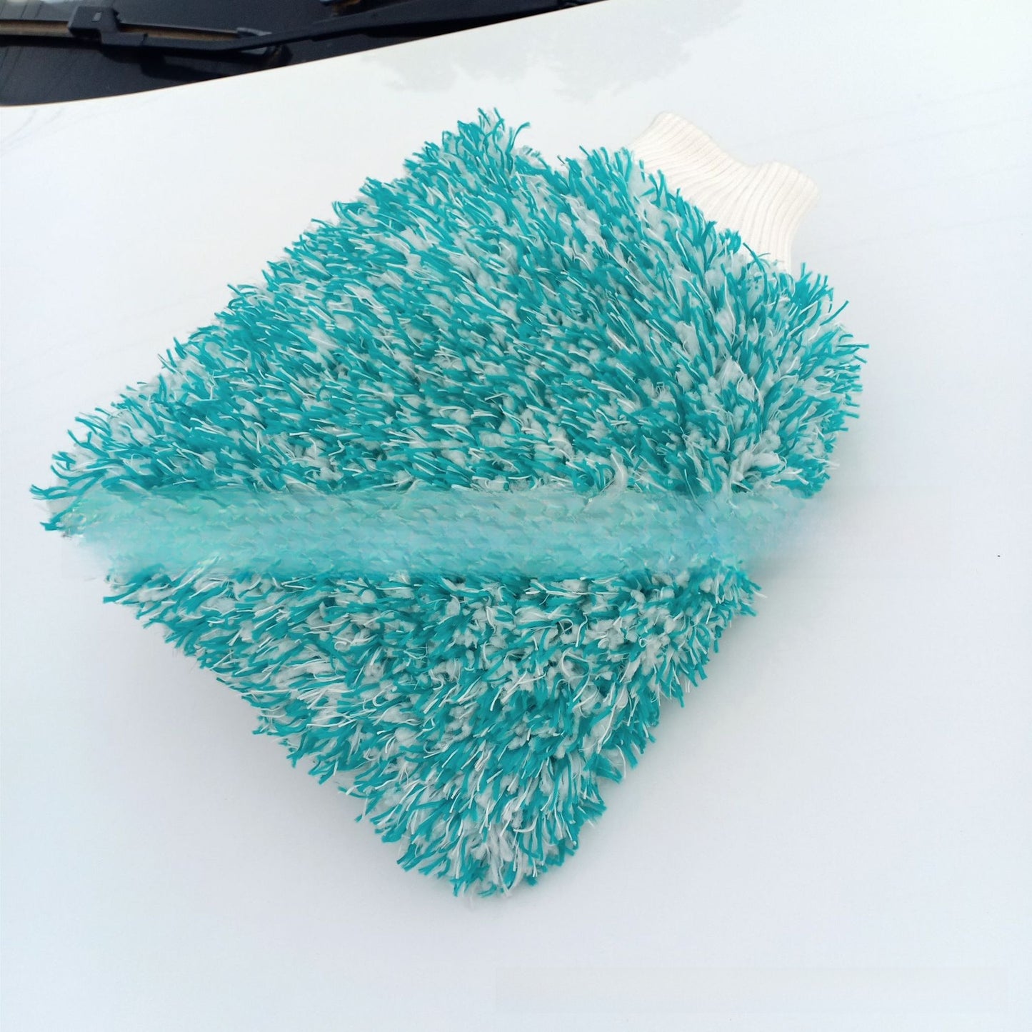 Microfiber Car Cleaning Gloves with Coral Fleece