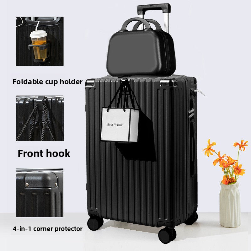 Multifunctional ABS+PC Travel Suitcase