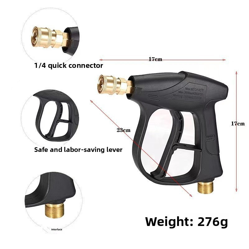 Car washing water gun for household use