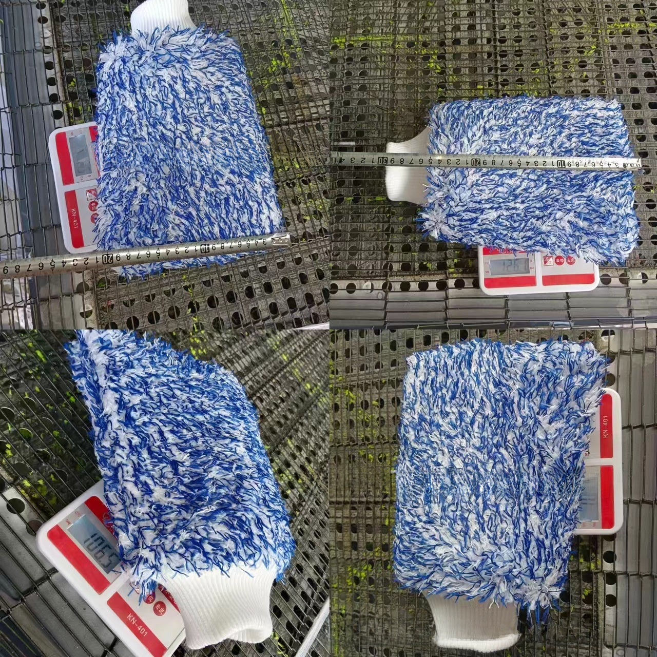 Microfiber Car Cleaning Gloves with Coral Fleece