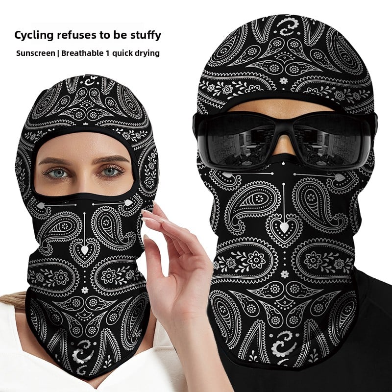 Sun protection cycling mask