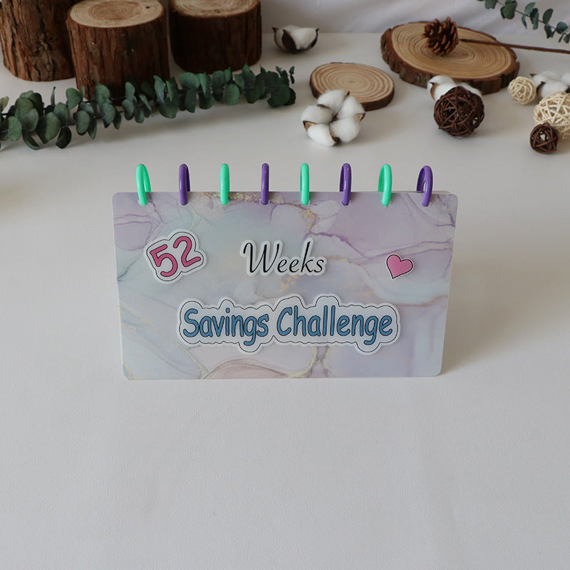 Mushroom-style 3-slot loose-leaf storage folder