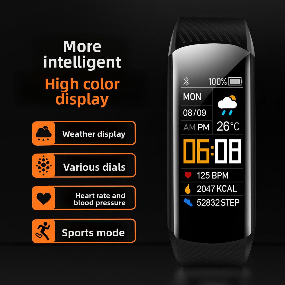 Color Screen Fitness Tracker Smart Bracelet