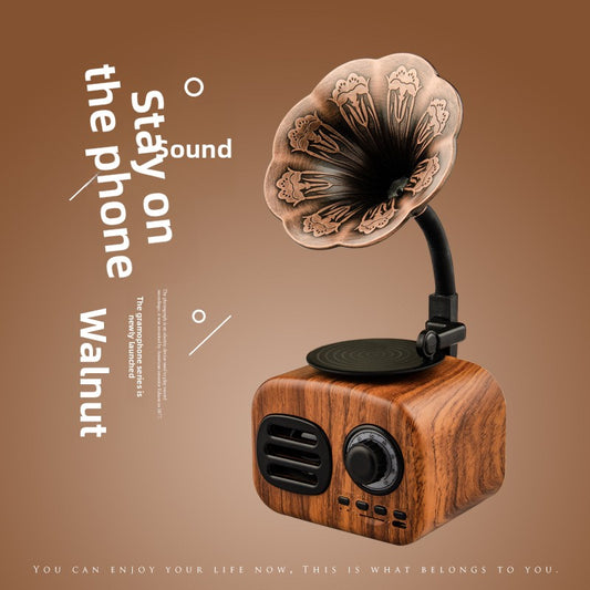 Creative gift vintage gramophone Bluetooth speaker