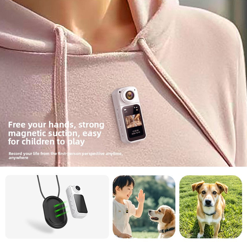 Magnetic thumb camera