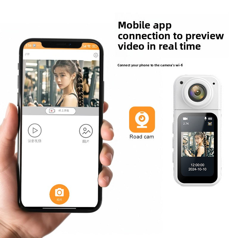 Magnetic thumb camera