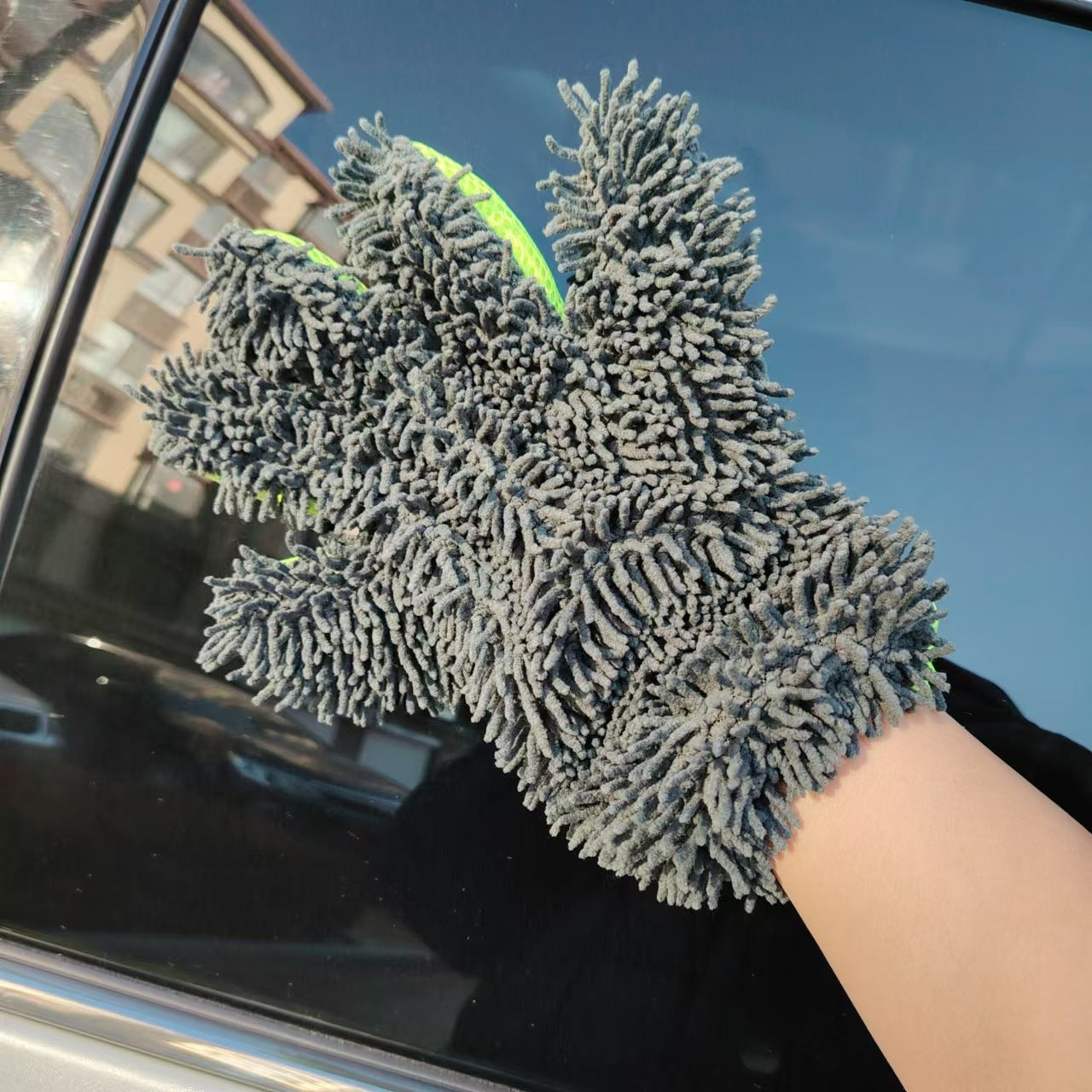 Chenille Velvet Car Wash Gloves