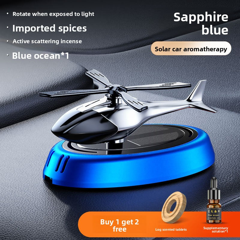 Solar Car Aromatherapy with Refillable Fragrance