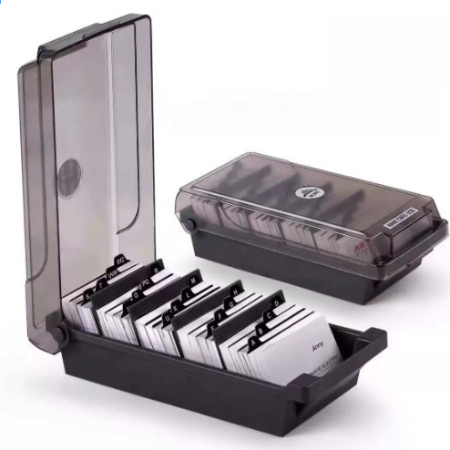 Large Capacity Plastic Business Card Holder