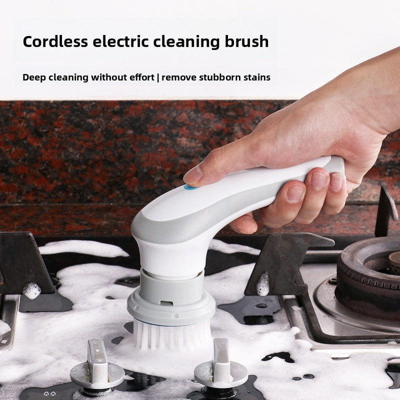 Rechargeable Electric Cleaning Brush for Dishes and Shoes