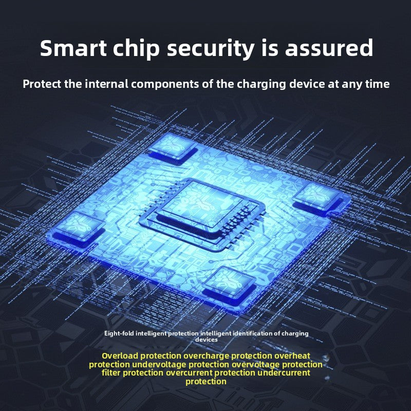 Car cigarette lighter with four-way fast charging