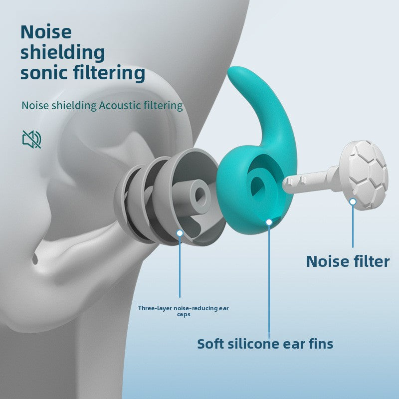Silicone Soundproof Earplugs