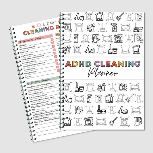 Annual Household Cleaning Checklist Notebook