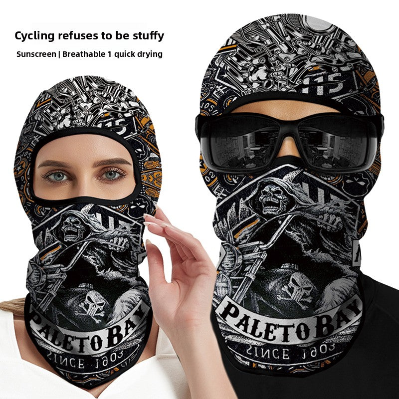 Sun protection cycling mask