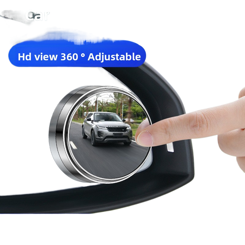 Car Small Round Mirror 360-Degree