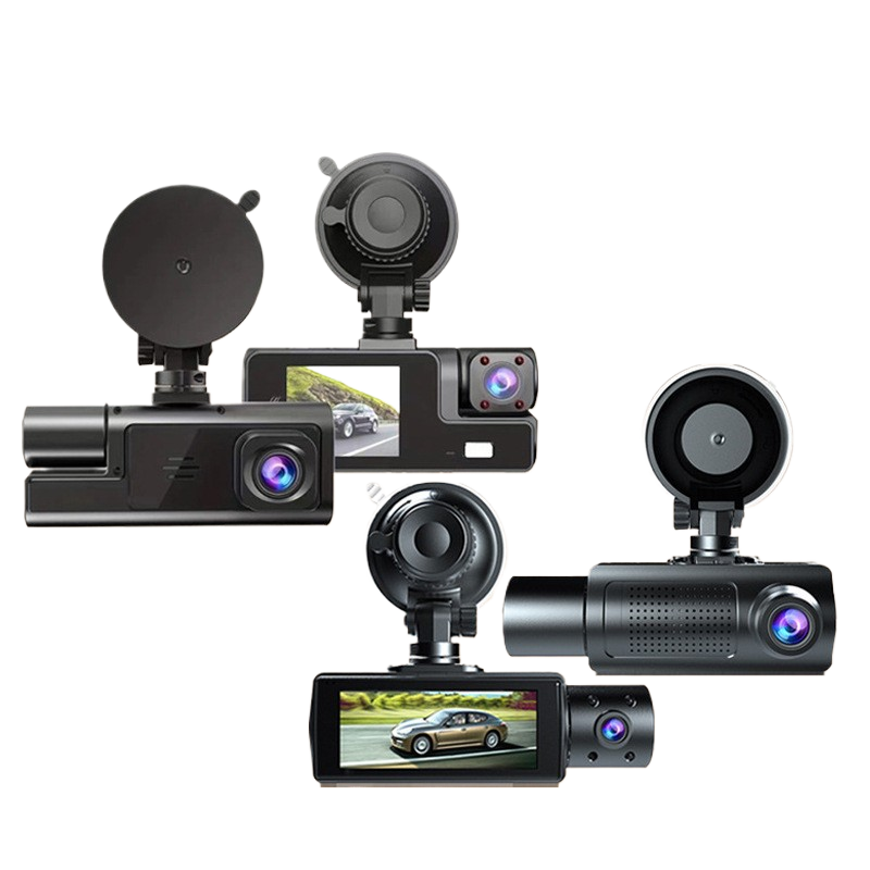 HD 1080P Triple Recording Car DVR Camera