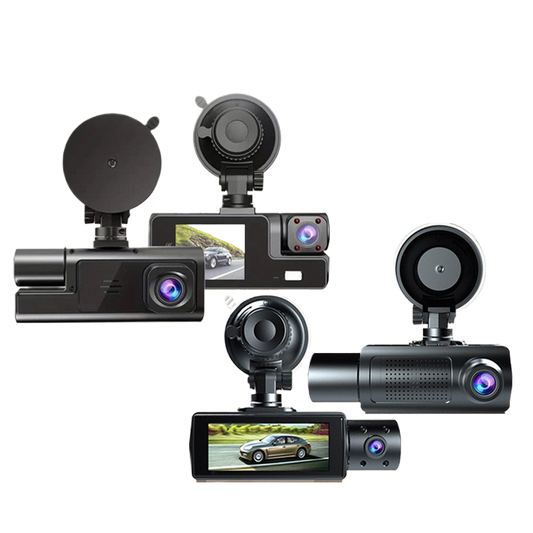 HD 1080P Triple Recording Car DVR Camera