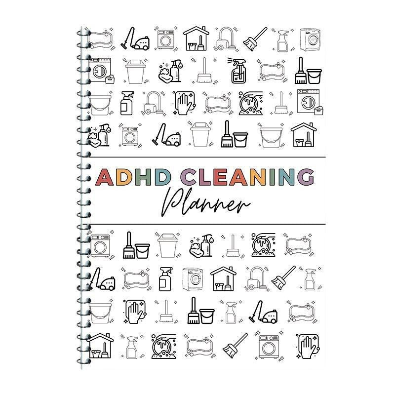 Annual Household Cleaning Checklist Notebook