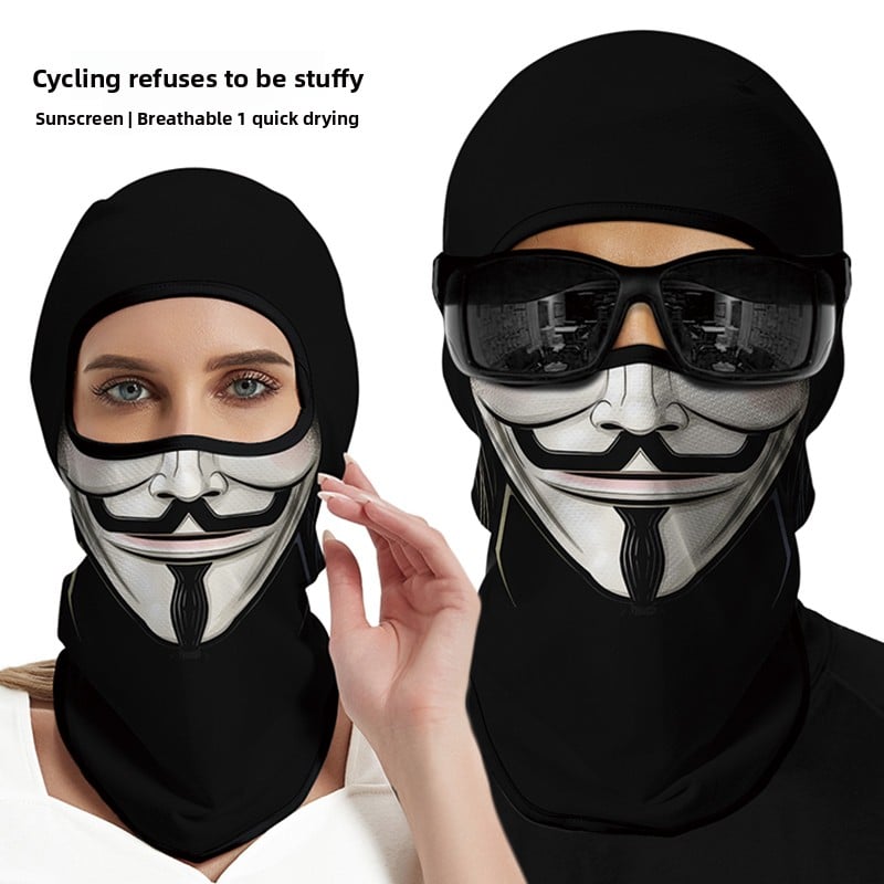 Sun protection cycling mask