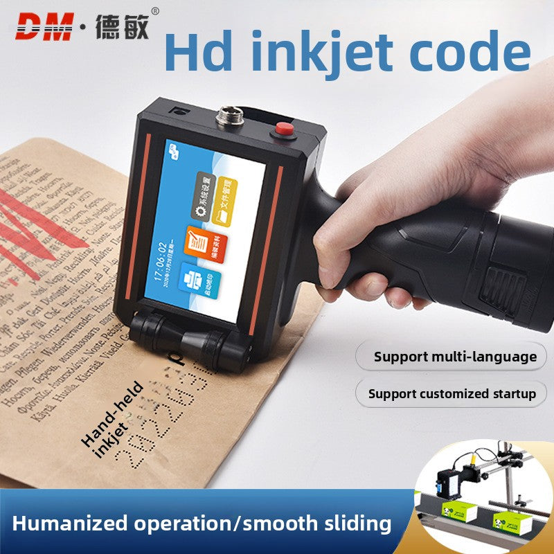 D10 automatic handheld inkjet printer