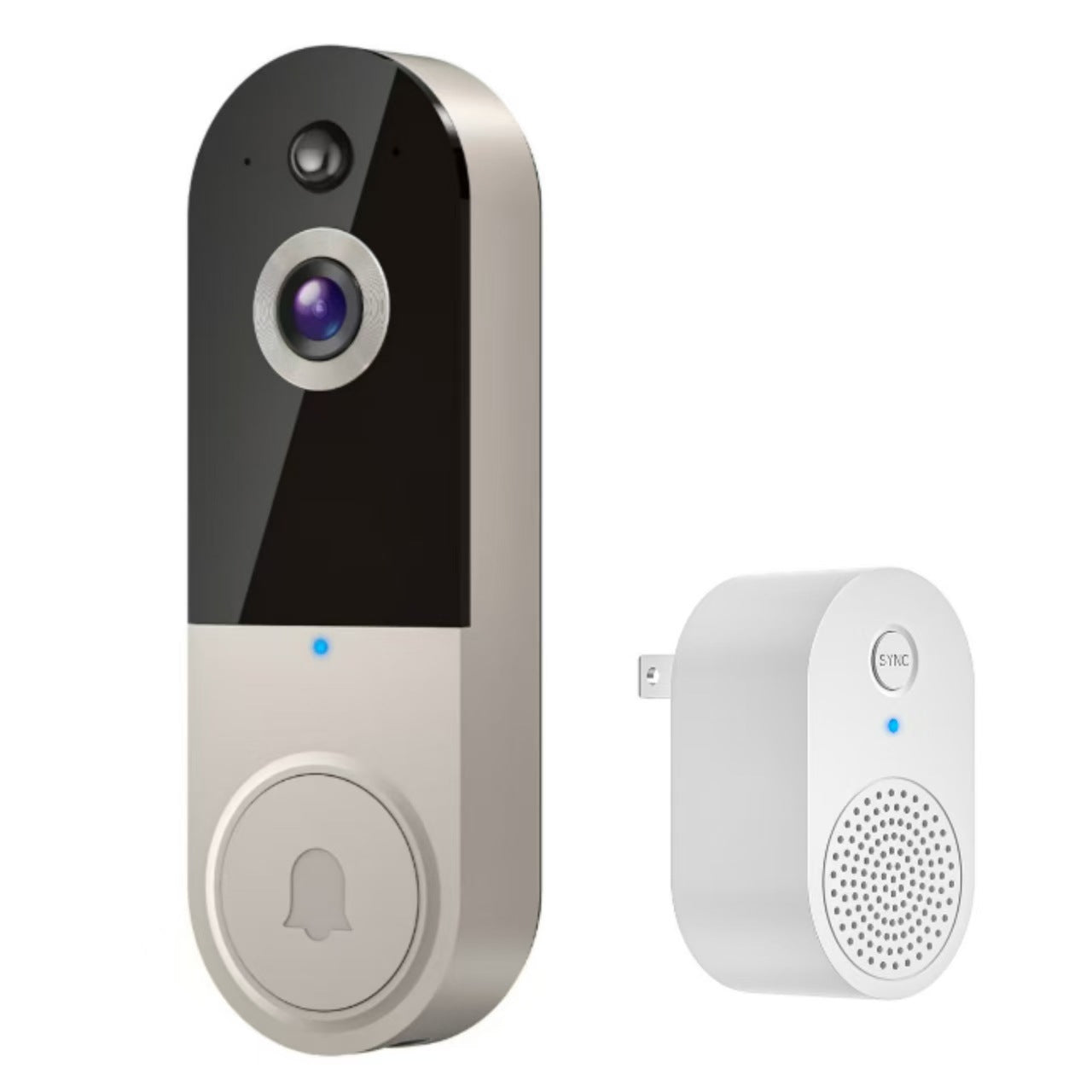 Smart Video Doorbell with Wireless Intercom
