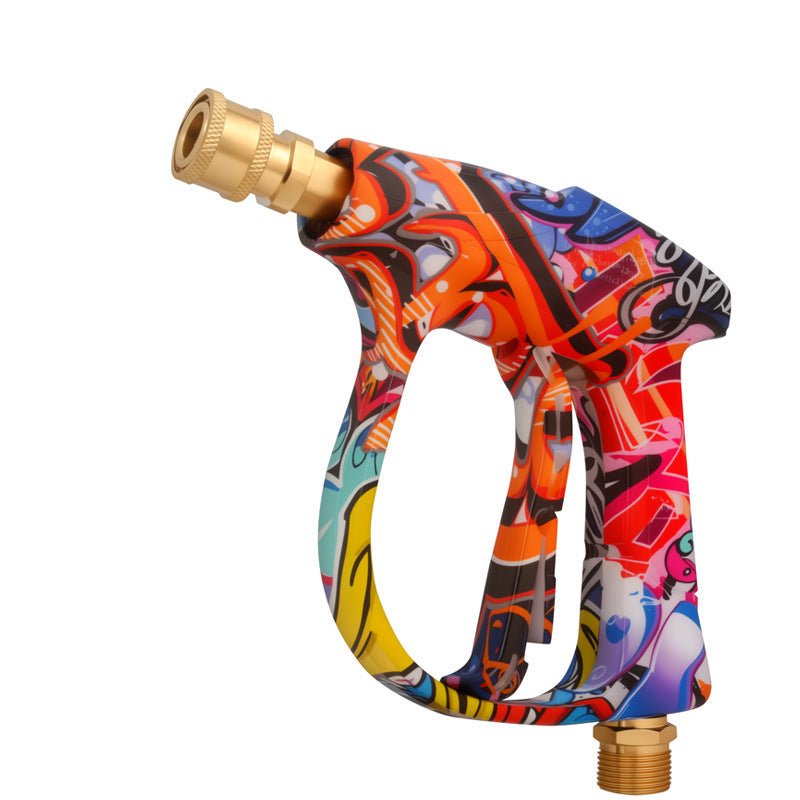 High-Pressure Water Gun with 5 Nozzles for Car Cleaning