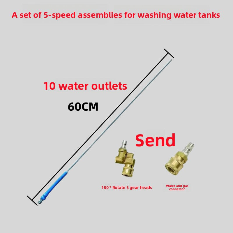 No-Dismantle Water Tank Cleaning Tool