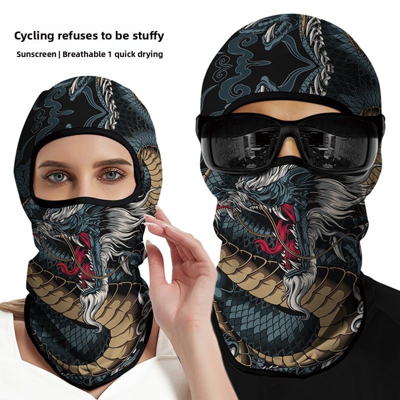 Sun protection cycling mask
