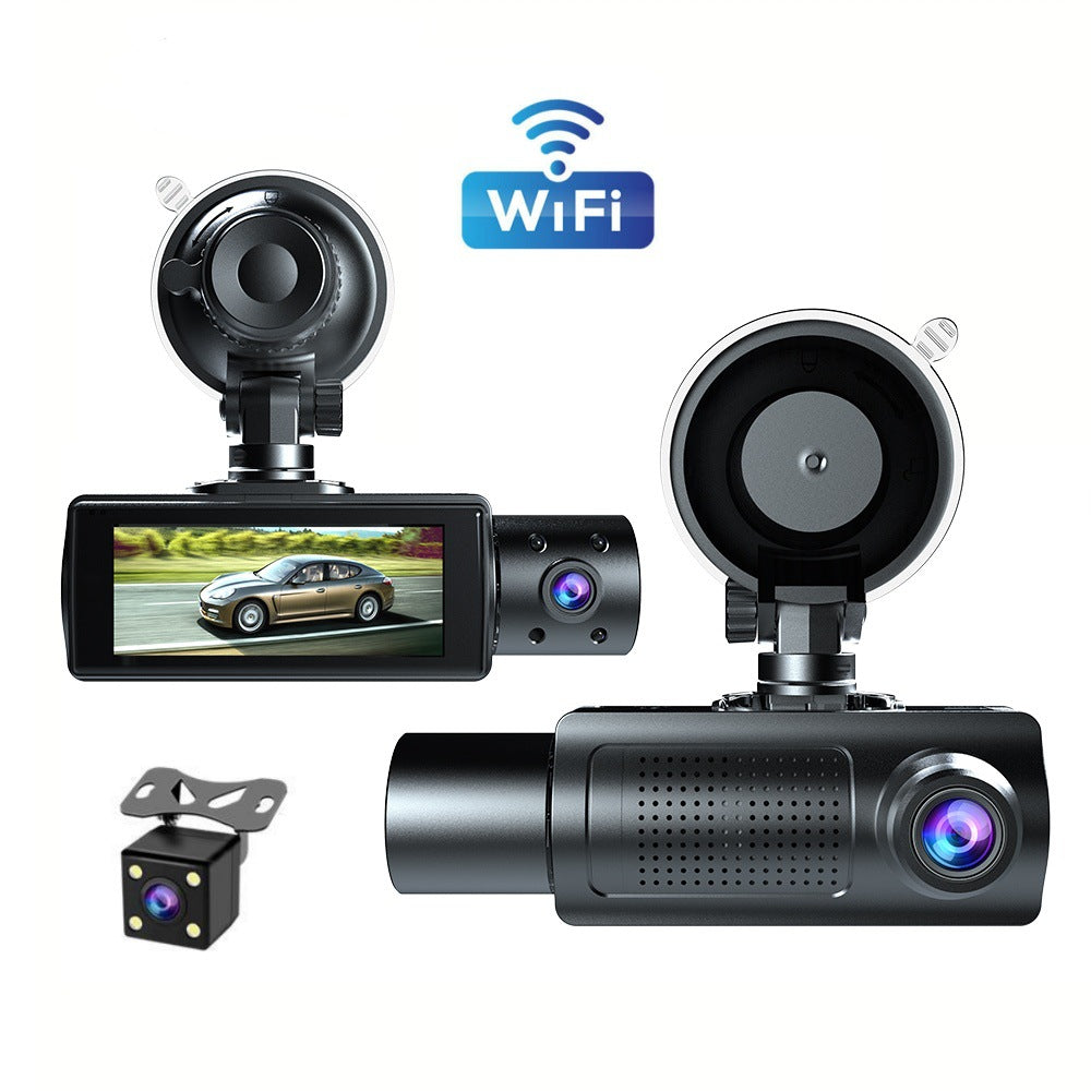 HD 1080P Triple Recording Car DVR Camera