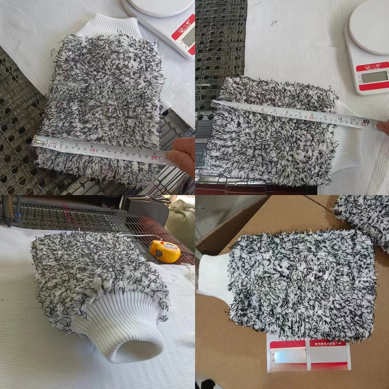 Microfiber Car Cleaning Gloves with Coral Fleece