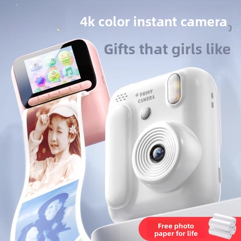 Color Polaroid instant printing camera
