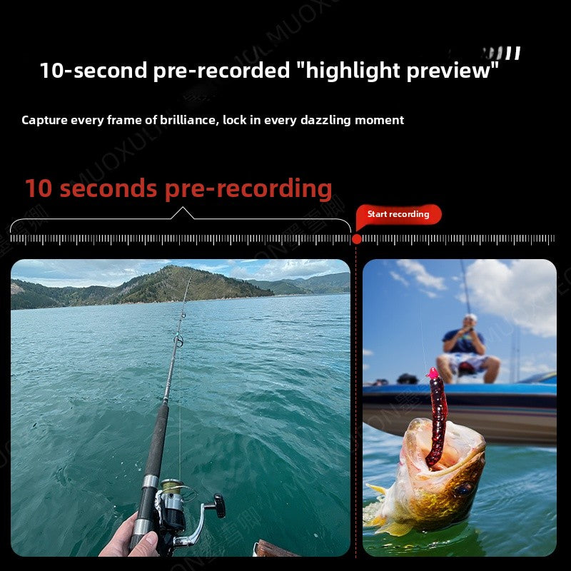 5K HD Anti-Shake Action Camera for Cycling and Vlogging